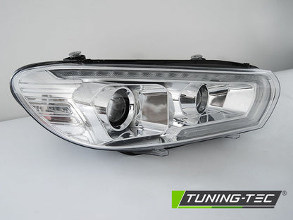 Tuning-Tec LED Tagfahrlicht Scheinwerfer für VW Scirocco III 08-14 chrom dynamisch