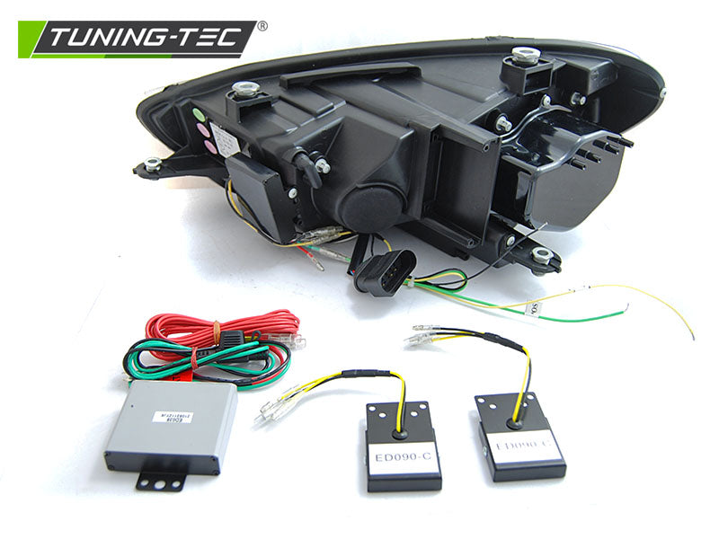 Tuning-Tec LED Tagfahrlicht Scheinwerfer für VW Scirocco III 08-14 chrom dynamisch