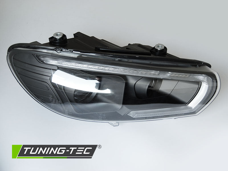 Tuning-Tec Xenon LED Tagfahrlicht Scheinwerfer für VW Scirocco III 08-14 schwarz dynamisch