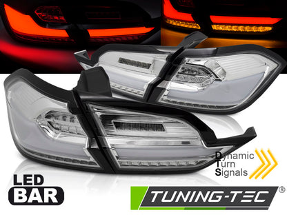 Tuning-Tec Voll LED Rückleuchten chrom für FORD FIESTA MK8 Baujahr 2017-2021