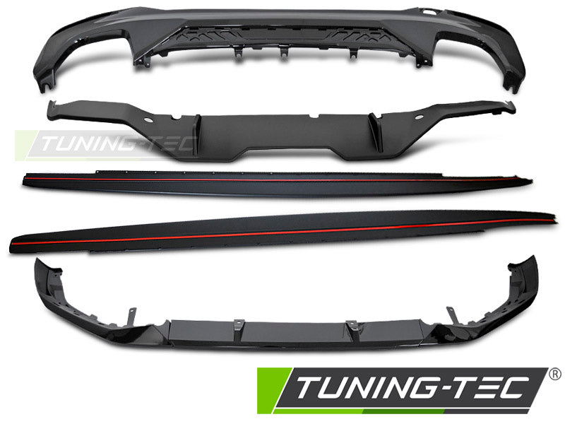 Tuning-Tec Body-Kit Set Schwarz Glanz für für BMW 5er G30/G31 Lim./Touring 13-21