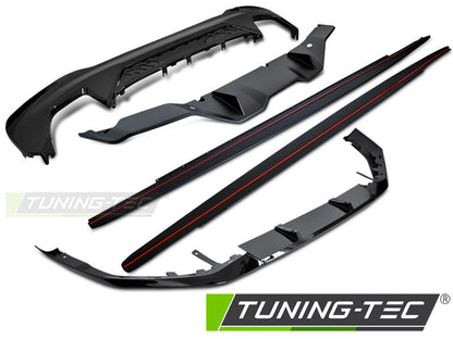 Tuning-Tec Body-Kit Set Schwarz Glanz für für BMW 5er G30/G31 Lim./Touring 13-21