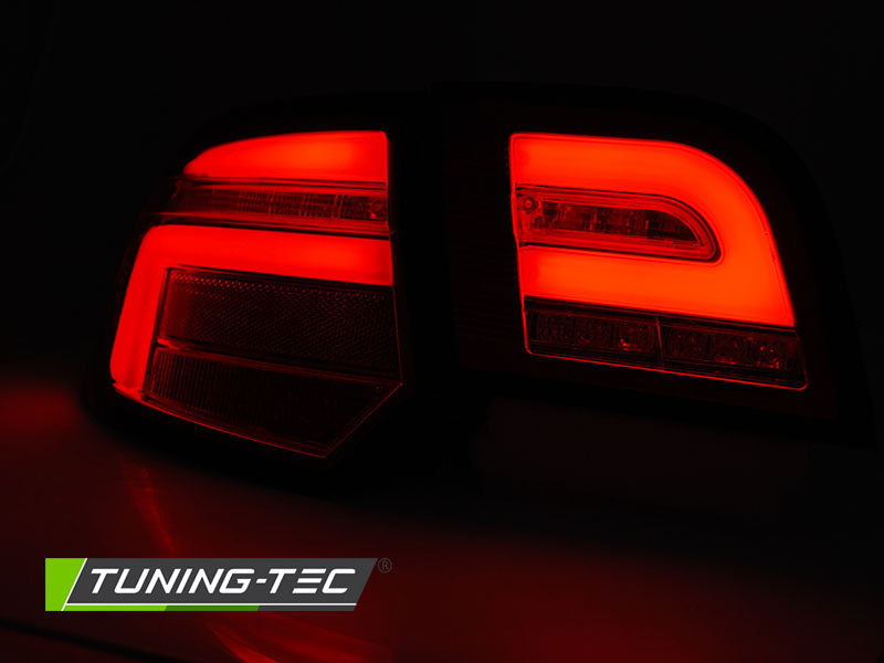 Tuning-Tec Voll LED Lightbar Rückleuchten für Audi A3 8P Sportback 04-08 rot/klar mit dynamischem Blinker