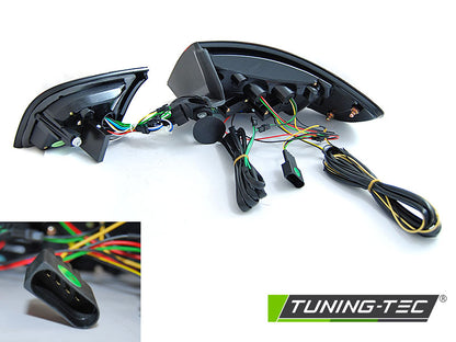 Tuning-Tec Voll LED Lightbar Rückleuchten für Audi A3 8P Sportback 04-08 schwarz mit dynamischem Blinker