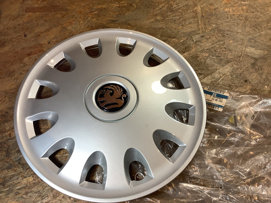 Omega A (für Vauxhall) Abdeckung Scheibenrad (6JX15 Stahscheibenrad) Original GM NEU