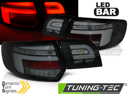 Tuning-Tec Voll LED Lightbar Rückleuchten für Audi A3 8P Sportback 08-12 schwarz mit dynamischem Blinker
