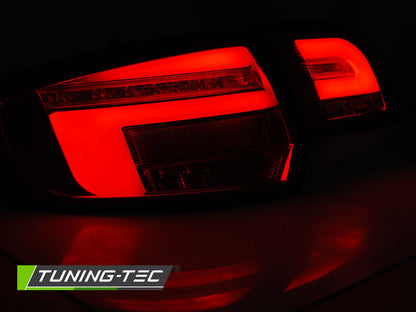 Tuning-Tec Voll LED Lightbar Rückleuchten für Audi A3 8P Sportback 08-12 rot/chrom mit dynamischem Blinker