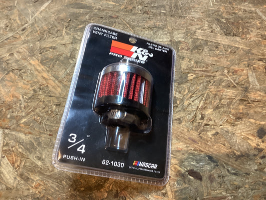 Kurbelgehäuse-Entlüftungsfilter - 19mm Stahl-Flansch (62-1030)