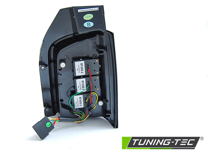 Tuning-Tec Voll LED Lightbar Rückleuchten für VW T6.1 20+ rot/klar mit dynamischem Blinker