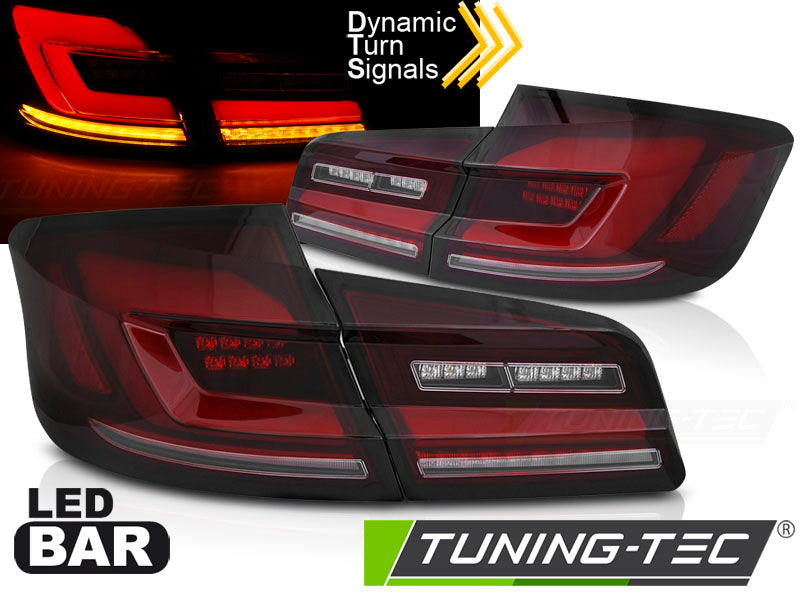 Tuning-Tec Voll LED Rückleuchten für BMW 5er F10 Lim. 10-16 schwarz/rot/rauch dynamisch