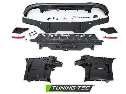 Tuning-Tec Sport Heckstoßstange inkl. Diffusor für BMW 5er G30 LCI Touring 20-23 mit PDC