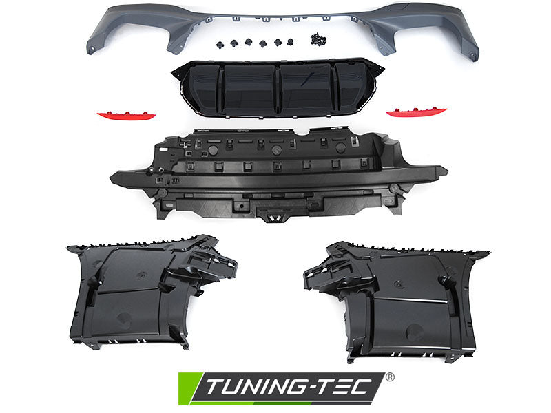 Tuning-Tec Sport Heckstoßstange inkl. Diffusor für BMW 5er G30 LCI Touring 20-23 mit PDC