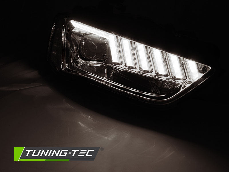 Tuning-Tec LED Tagfahrlicht Scheinwerfer für Audi A4 B8 Lim./Avant 12-15 chrom dynamisch