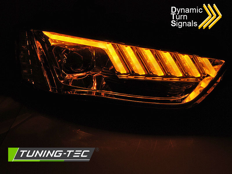 Tuning-Tec LED Tagfahrlicht Scheinwerfer für Audi A4 B8 Lim./Avant 12-15 chrom dynamisch