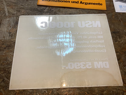 Verschiedene Hefte/Prospekte von NSU und Audi