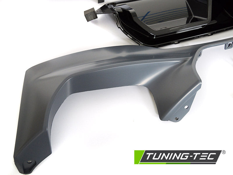 Tuning-Tec Heck Diffusor + Mitteilteil (Hochglanzschwarz) für BMW 5er G30/G31 Limo./Touring 17-20