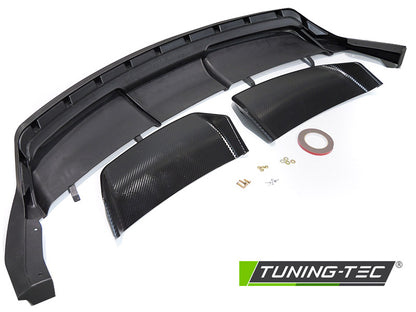 Tuning-Tec Heckdiffusor / Diffusor für Tesla Model 3 17+ Carbon Look Platten