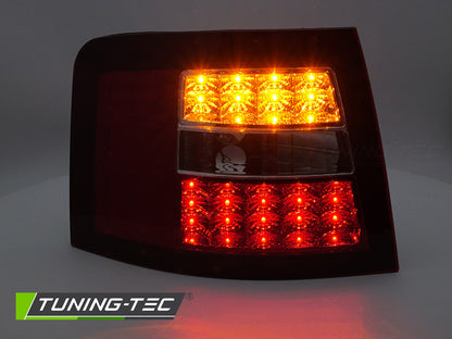 Tuning-Tec LED Rückleuchten für Audi A6 4B (C5) Avant 97-04 rot/klar mit LED Blinker