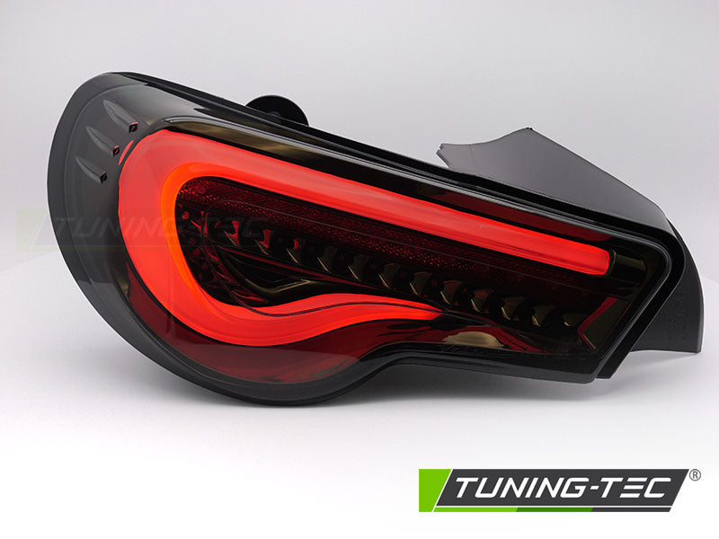 Tuning-Tec LED Lightbar Rückleuchten für Toyota GT86 12-21 rauch mit dyn. Blinker