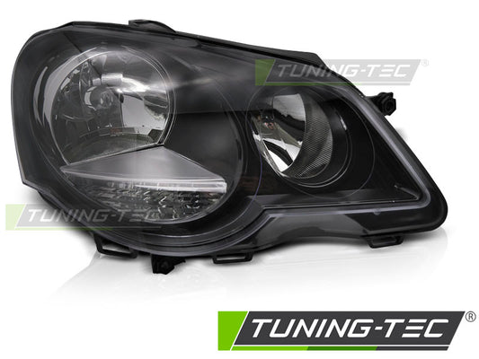 Tuning-Tec Scheinwerfer für VW Polo 9N3 05-09 rechts (Beifahrerseite) schwarz