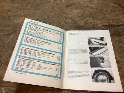 NSU Prinz 4 Betriebsanleitung und Kundendienstheft