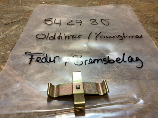 Oldtimer/Youngtimer Feder, Bremsbelag Original Opel NEU