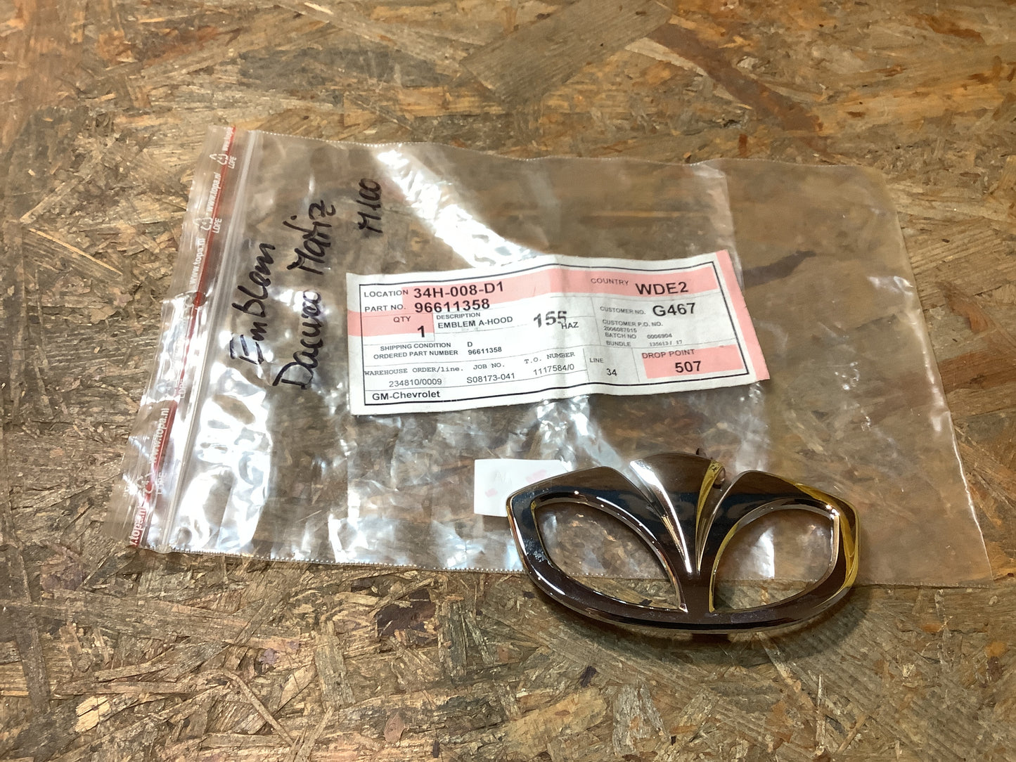 Daewoo Matiz Emblem Daewoo Original GM NEU