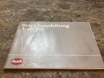 Audi 100 Betriebsanleitung