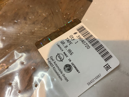 Corsa E 1.4, 55KW/75 PS Türfolie Original Opel NEU