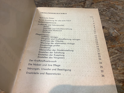 Sachs 50 Dreigang mit Lüfter Handbuch