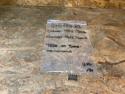 Chevrolet/Daewoo Matiz/Spark Feder an Bremsmechanismus Original GM NEU