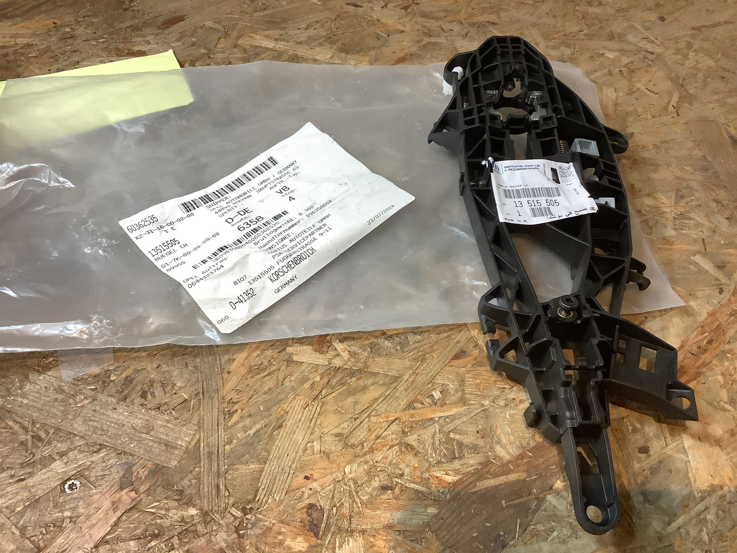 Opel Astra K Limosine 5-Türig Außengriff Türe hinten links Original Mopar NEU