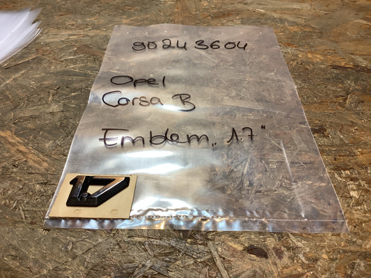 Emblem „1.7“ Original Opel NEU