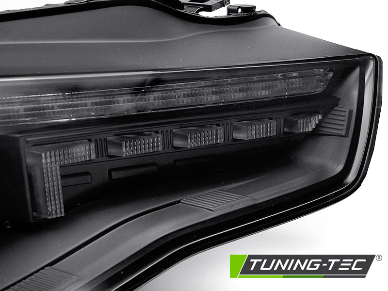Tuning-Tec Xenon LED Tagfahrlicht Scheinwerfer Set für Audi A5 Facelift 11-16 Schwarz mit dyn. Blinker