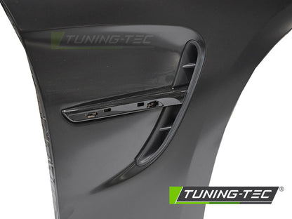 Tuning-Tec Kotflügel Vorn (links+rechts) für BMW 4er F32 / F33 /F36 13-19 mit Lufteinlässen Hochglanz schwarz