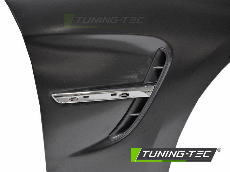 Tuning-Tec Kotflügel Vorn (links+rechts) für BMW 4er F32 / F33 /F36 13-19 mit Lufteinlässen Chrom Optik