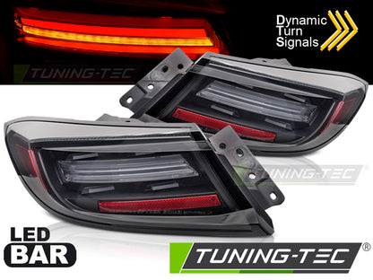 Tuning-Tec LED Lightbar Rückleuchten für Toyota GR86 21+ schwarz/klar mit dyn. Blinker