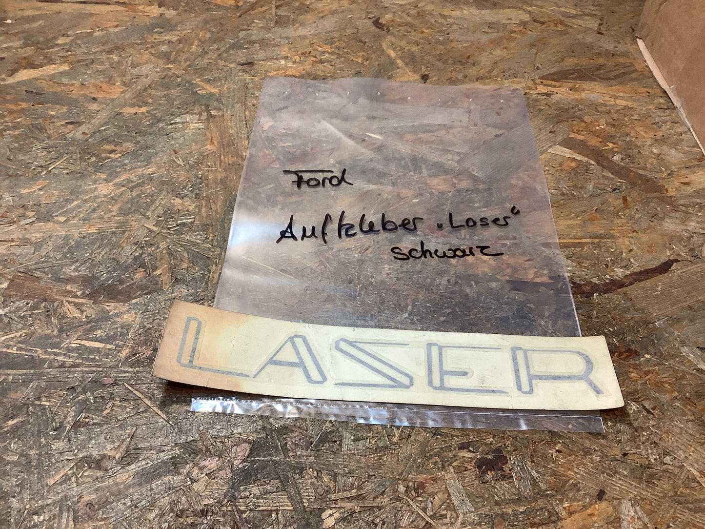 Aufkleber „Laser“ schwarz Original Ford NEU