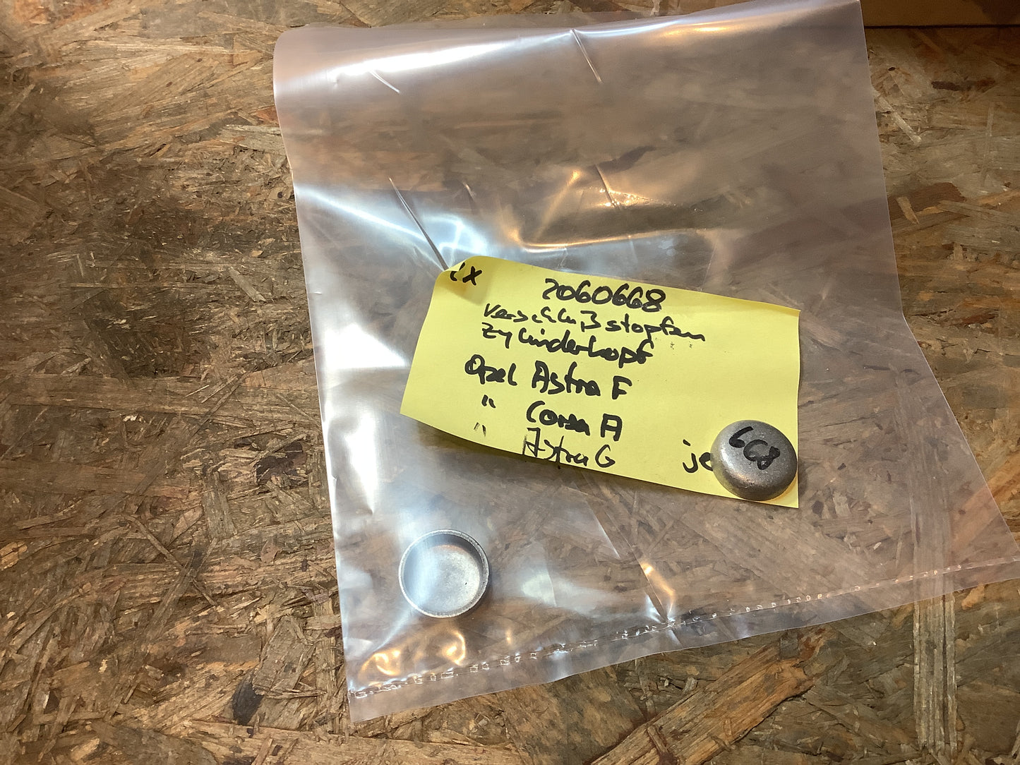 Opel Astra F, Corsa A, Astra G Verschlussstopfen Zylinderkopf NEU