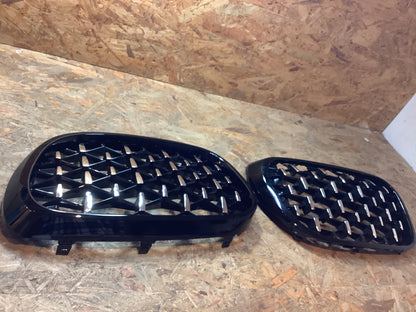 Sport Kühlergrill Glanzschwarz Chrom BMW 7 G11 G12 Pre-Facelift 2015-2019 Modell