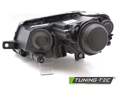 Tuning-Tec Black Scheinwerfer für VW Passat 3C B6 05-10 Schwarz
