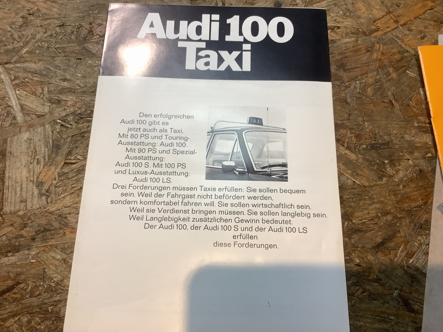 Verschiedene Hefte/Prospekte von NSU und Audi