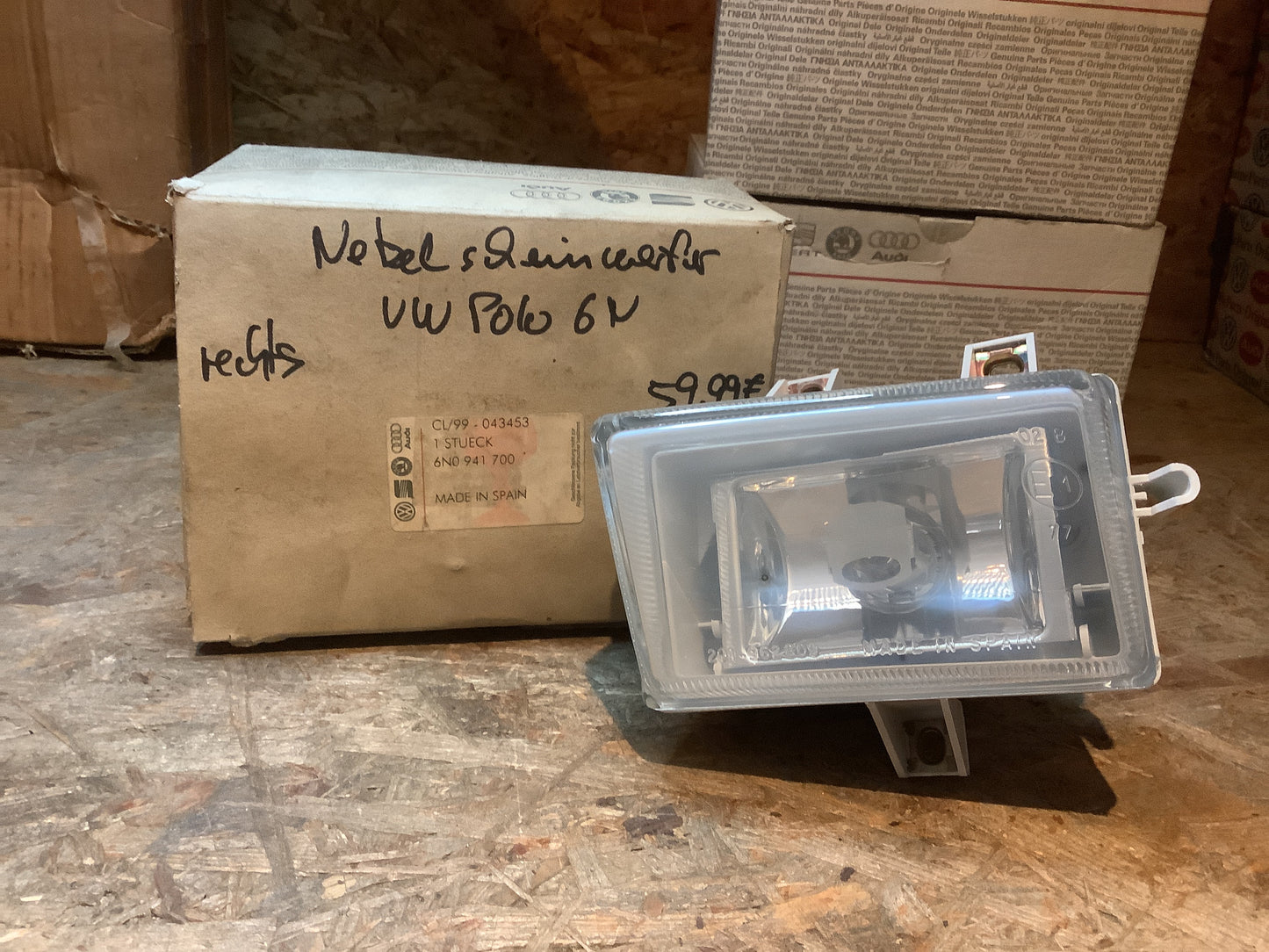 Vw Polo 6N Nebelscheinwerfer rechts Original Genuine Parts NEU