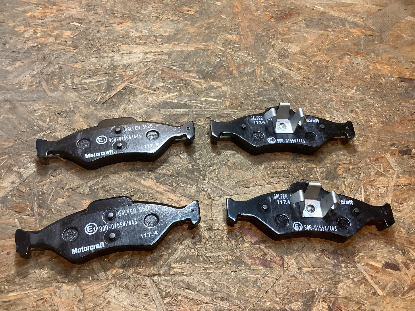 Ford Fiesta 4; Ford KA; Mazda 121 3 Bremsbeläge Original Motorcraft NEU