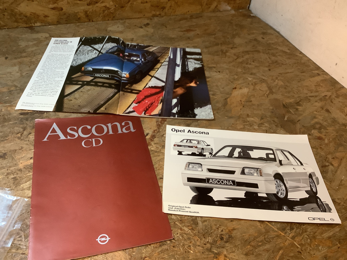Opel Ascona Zeitschrift Prospekt