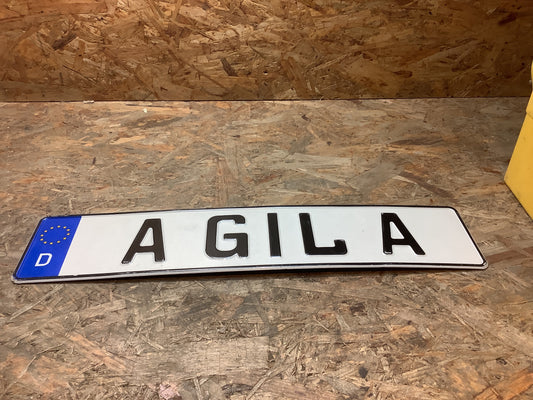 Opel Agila Kennzeichen