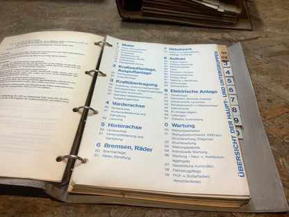 Arbeits-Positions-Buch NSU Ro 80