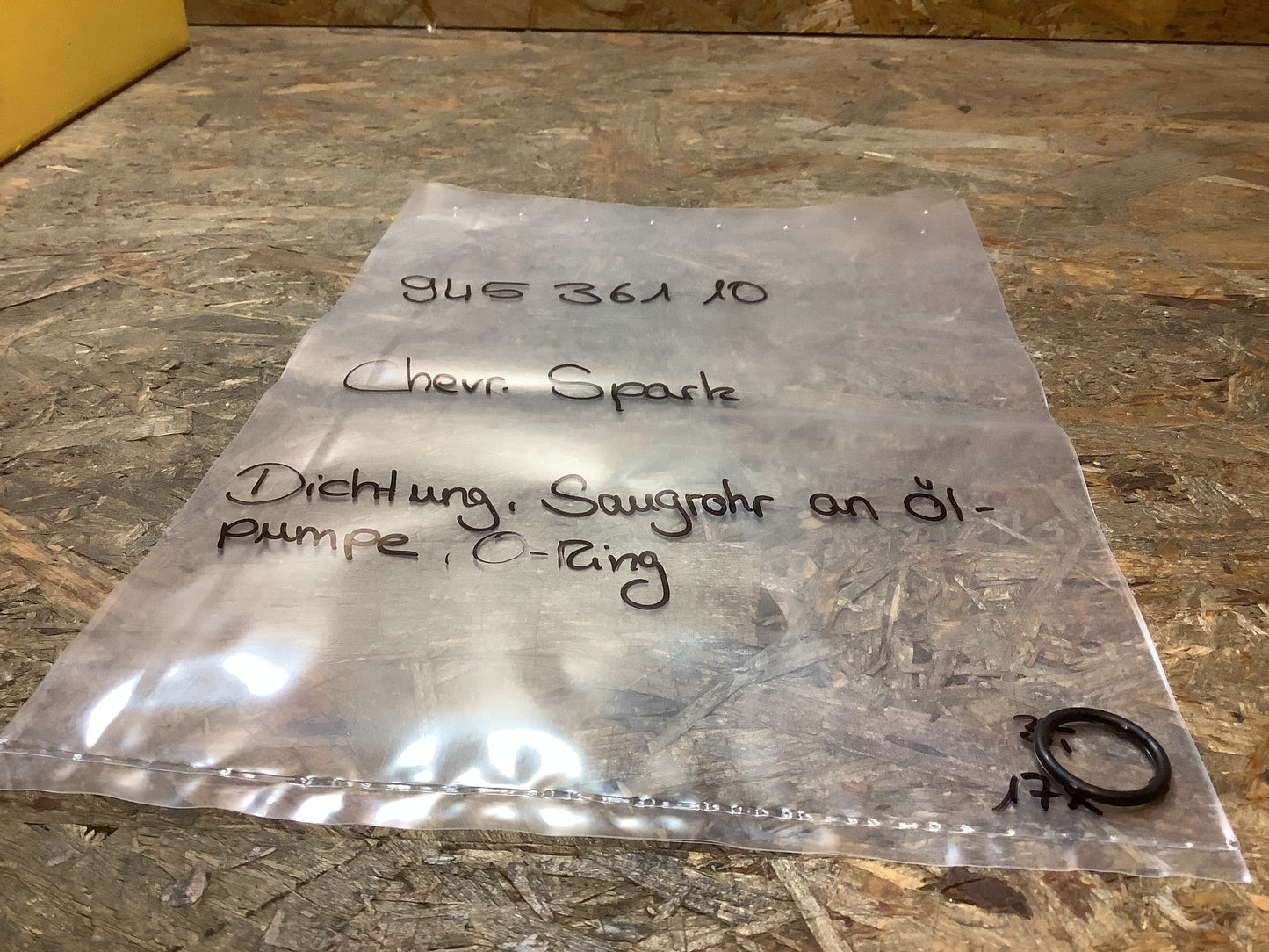 Chevrolet Spark Dichtung, Saugrohr an Ölpumpe, O-Ring Original GM NEU