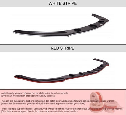 Maxton Diffusor Heck Ansatz für AUDI RS4 B5 DTM LOOK schwarz Hochglanz