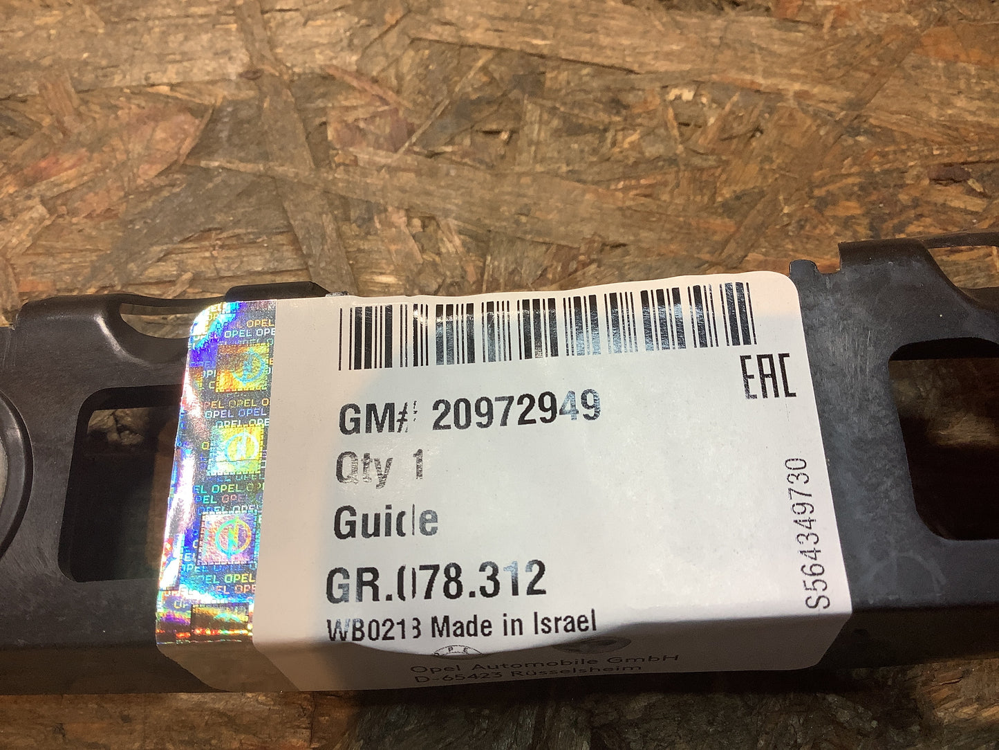 Insignia A Sports Tourer Halter Stoßfänger 6x4x Original GM NEU